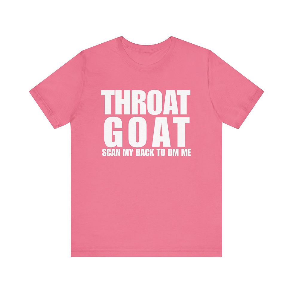 Thumbnail: Personalized QR CODE "THROAT GOAT" Freak Contact Shirt