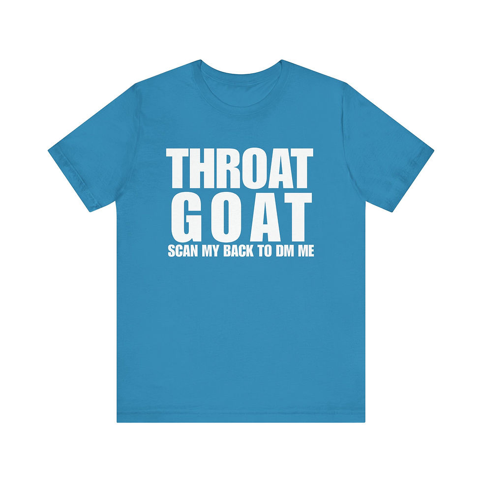 Thumbnail: Personalized QR CODE "THROAT GOAT" Freak Contact Shirt