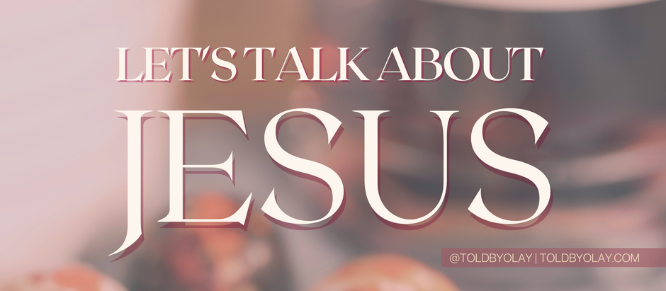 Let's Talk About Jesus
