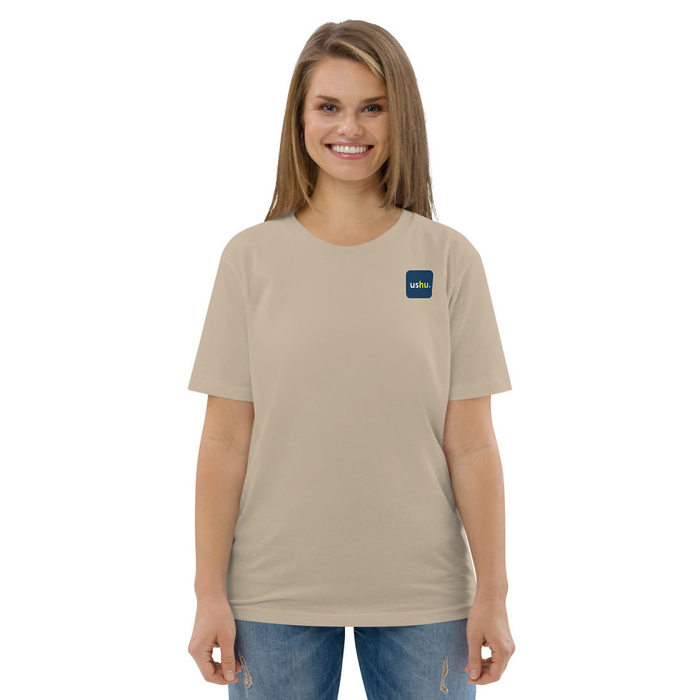 Miniature : Brodé - T-shirt unisexe en coton bio
