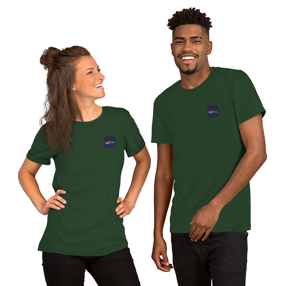 Miniature : Brodé - T-shirt unisexe à manches courtes