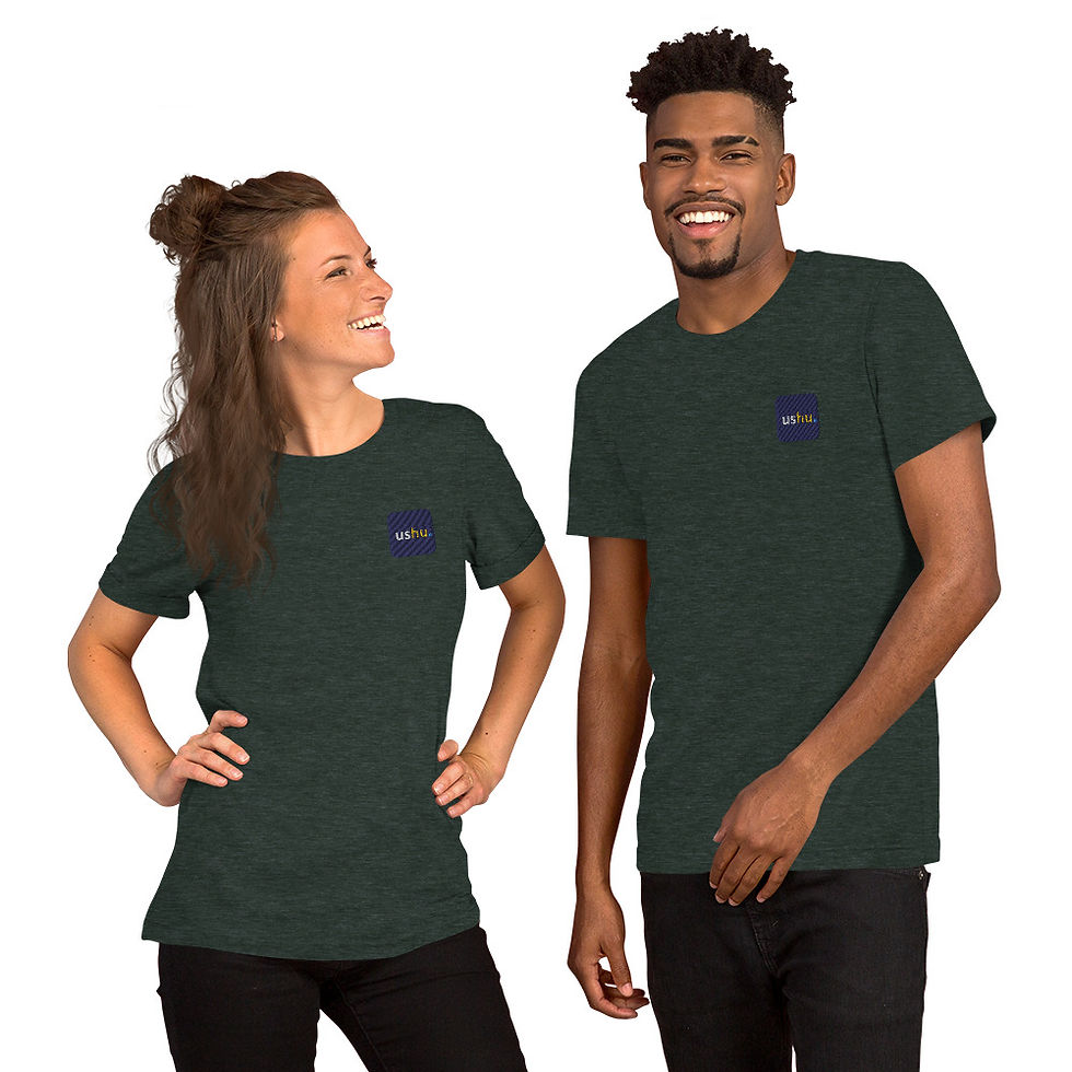 Miniature : Brodé - T-shirt unisexe à manches courtes