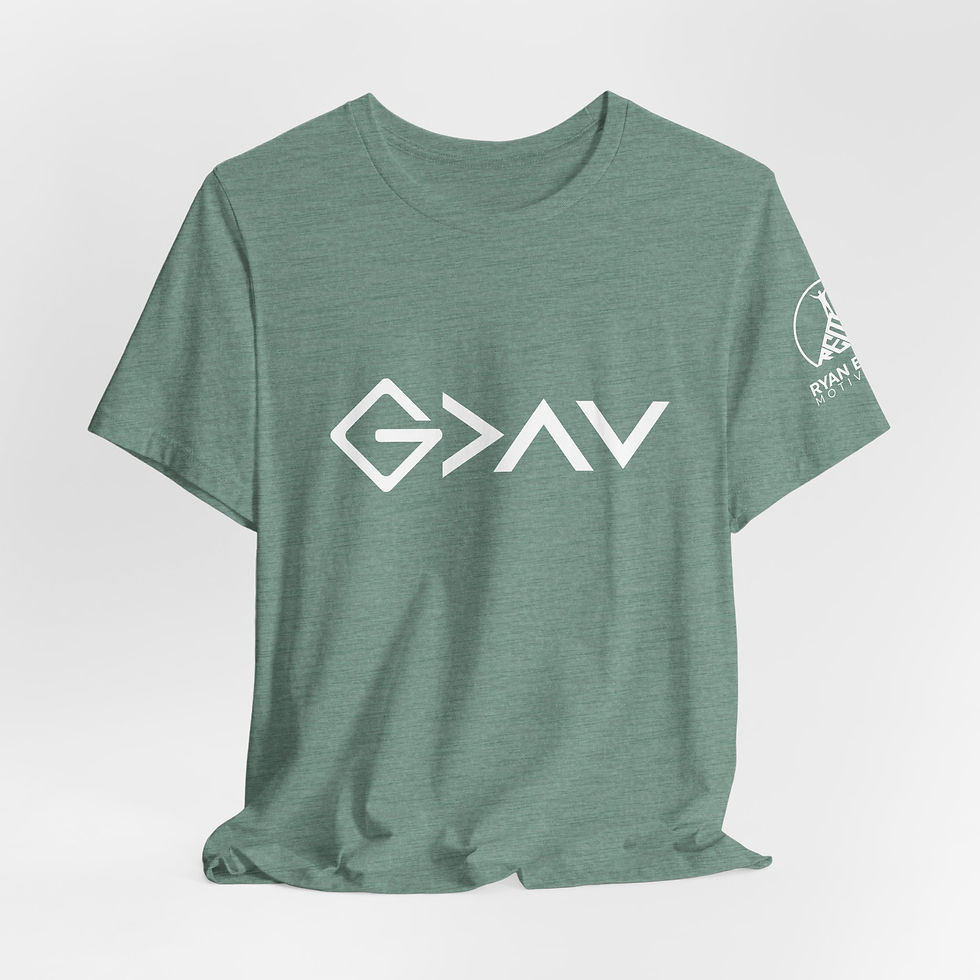 Thumbnail: GOD IS GREATER THAN THE HIGHS AND LOWS Unisex Short Sleeve Tee