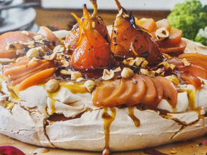 Brown sugar meringue