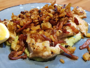 Crispy golden chicken & avo