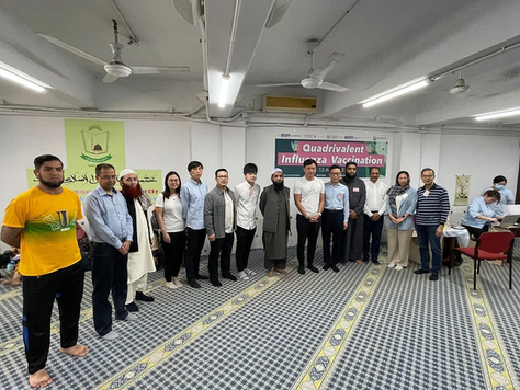 DAB Ethnic Minorities Committee held flu vaccination event