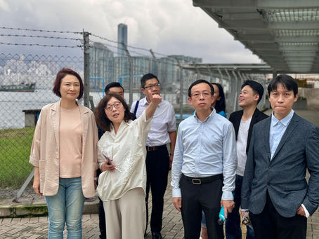 民建聯約晤發展局甯漢豪局長視察九龍城海濱