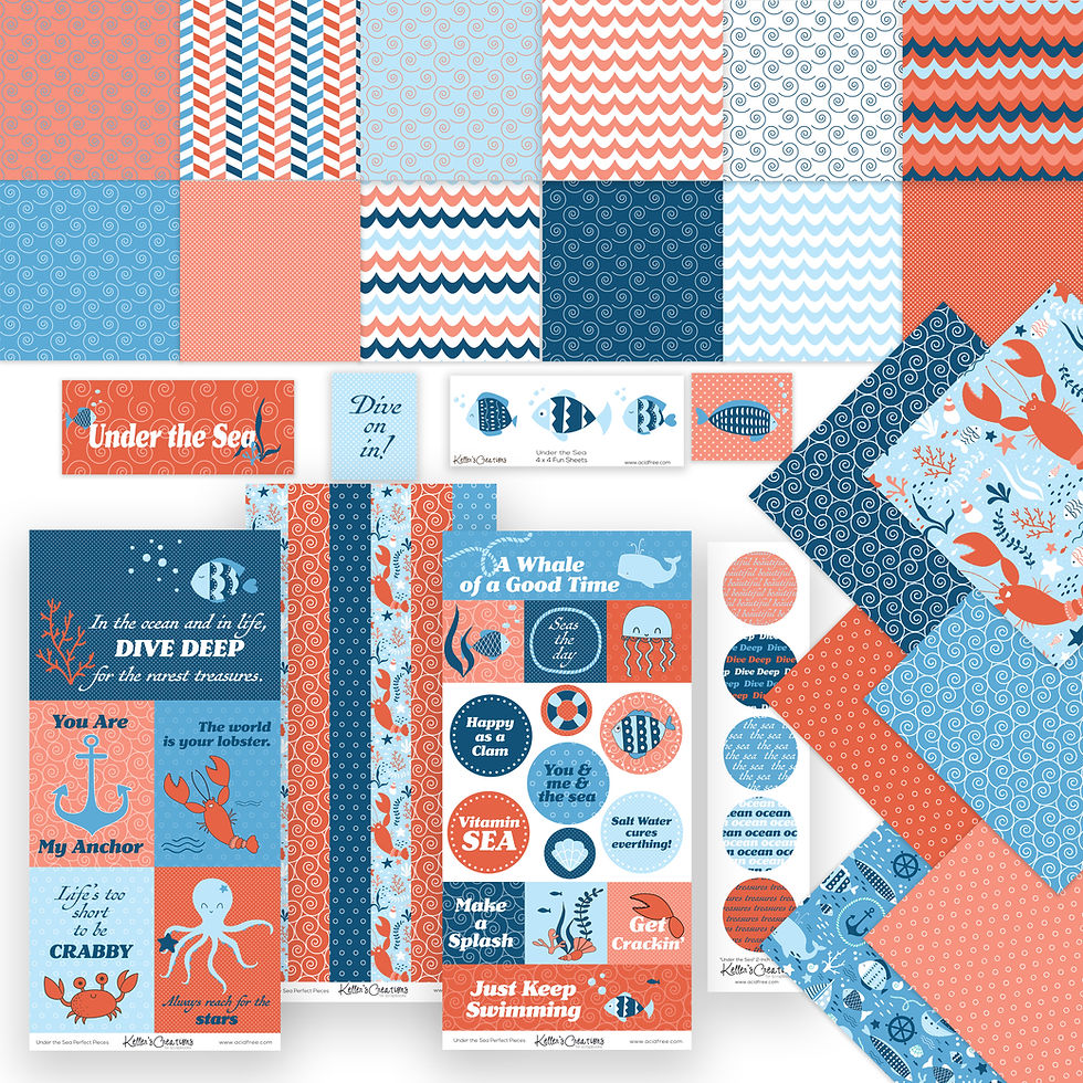 Under the Sea Scrap Bundle