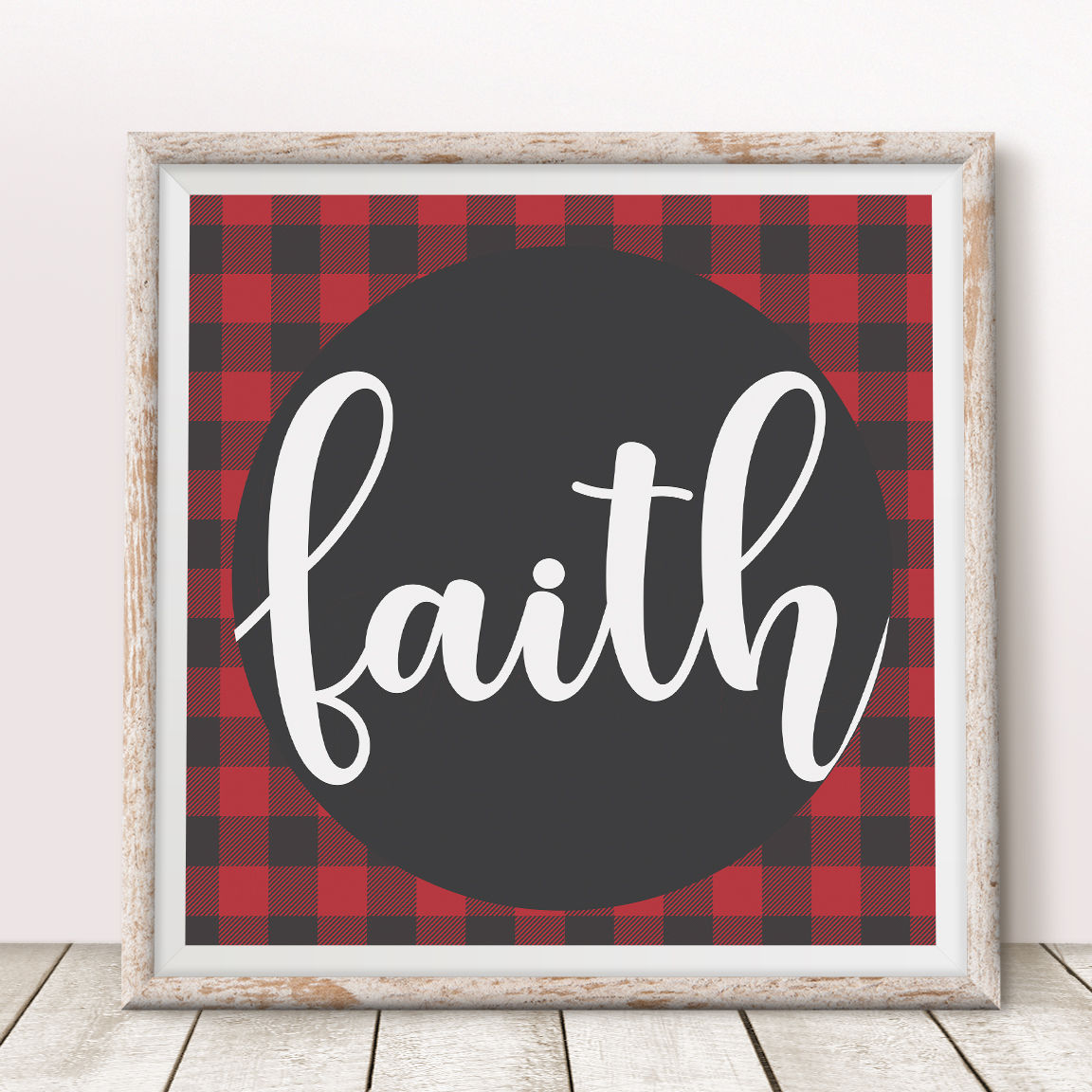 Faith (Red) Print