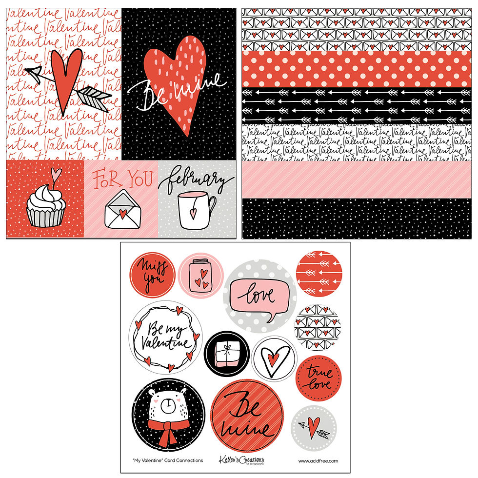 My Valentine Card Connections