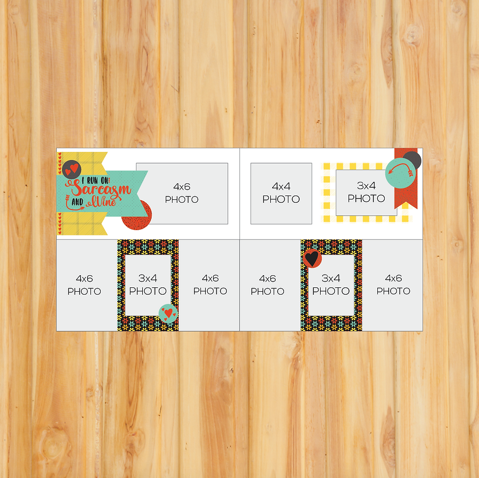 I RUN ON SARCASM AND WINE Page Kit