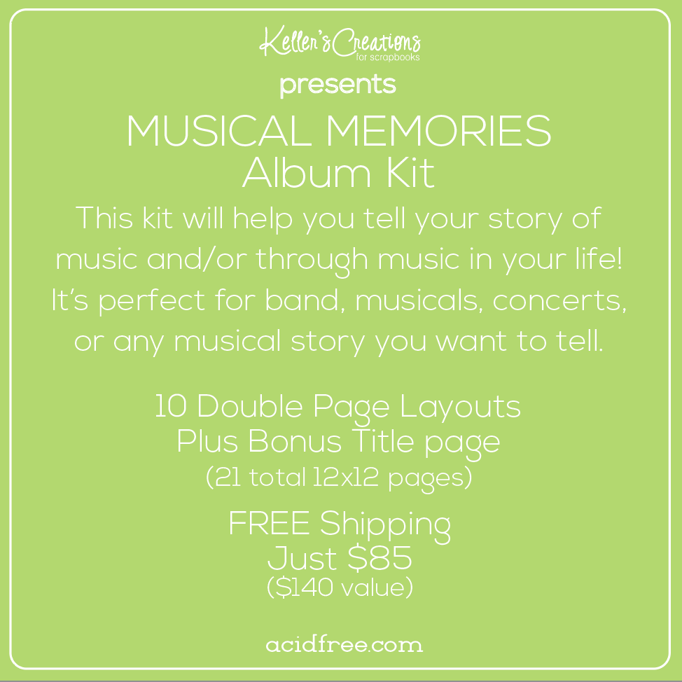 Musical Memories Album Kit