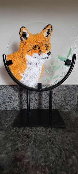 Little Red Fox, 8" Stand Piece