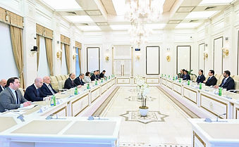 Ms. Sahiba Gafarova, Chairperson of the Non-Aligned Movement Parliamentary Network, met with Mr. Syed Yusuf Raza Gilani, Chairman of the Senate of the Islamic Republic of Pakistan