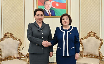 Ms. Sahiba Gafarova, Chairperson of the Non-Aligned Movement Parliamentary Network, met with Ms. Tanzila Narbayeva,Speaker of the Senate of the Oliy Majlis of the Republic of Uzbekistan