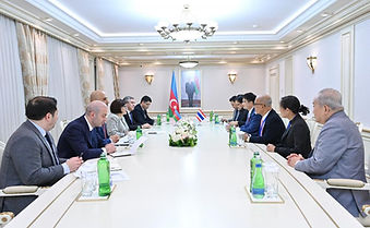 Ms. Sahiba Gafarova, Chairperson of the Non-Aligned Movement Parliamentary Network, met with Mr. Paradorn Prissananantakul, Deputy Speaker of the House of Representatives of the Kingdom of Thailand