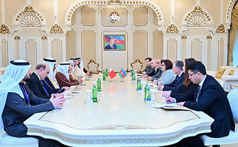 Ms. Sahiba Gafarova, Chairperson of the Non-Aligned Movement Parliamentary Network, met with Mr. Ali Saleh Abdullah Al-Saleh, Speaker of the Consultative Council of the Kingdom of Bahrain