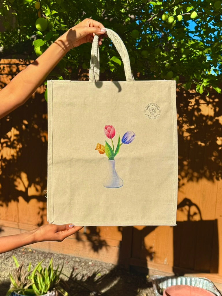 Thumbnail: Hand Drawn Tulip Tote Bag