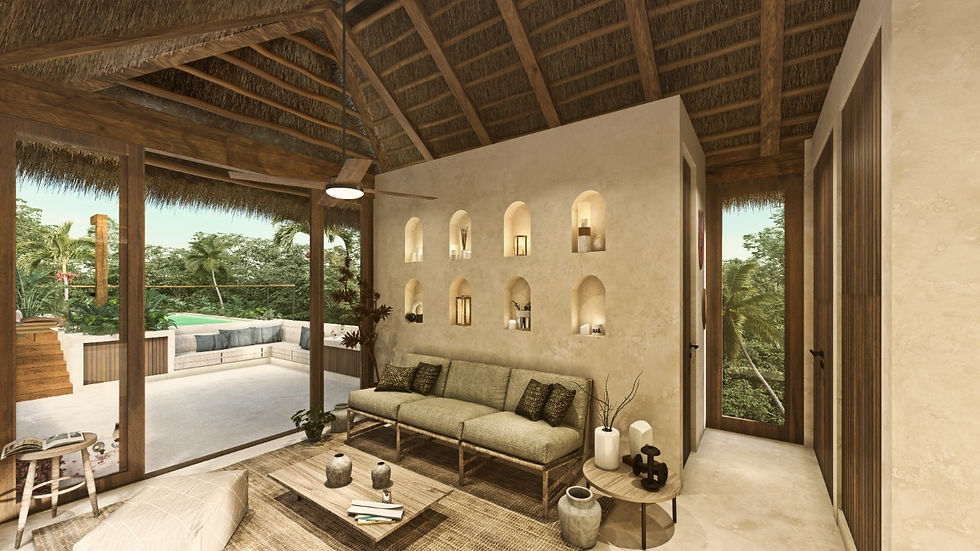 Miniatura: Amplias residencias en Aldea Zamá, Tulum