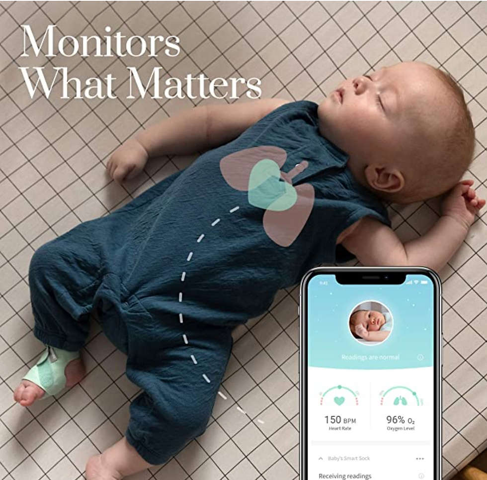 Thumbnail: Owlet Smart Sock 3 Baby Monitor with Oxygen & Heart Rate