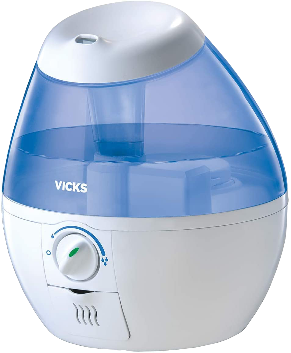 Vicks Filter-Free Ultrasonic Cool Mist Humidifier, Mini