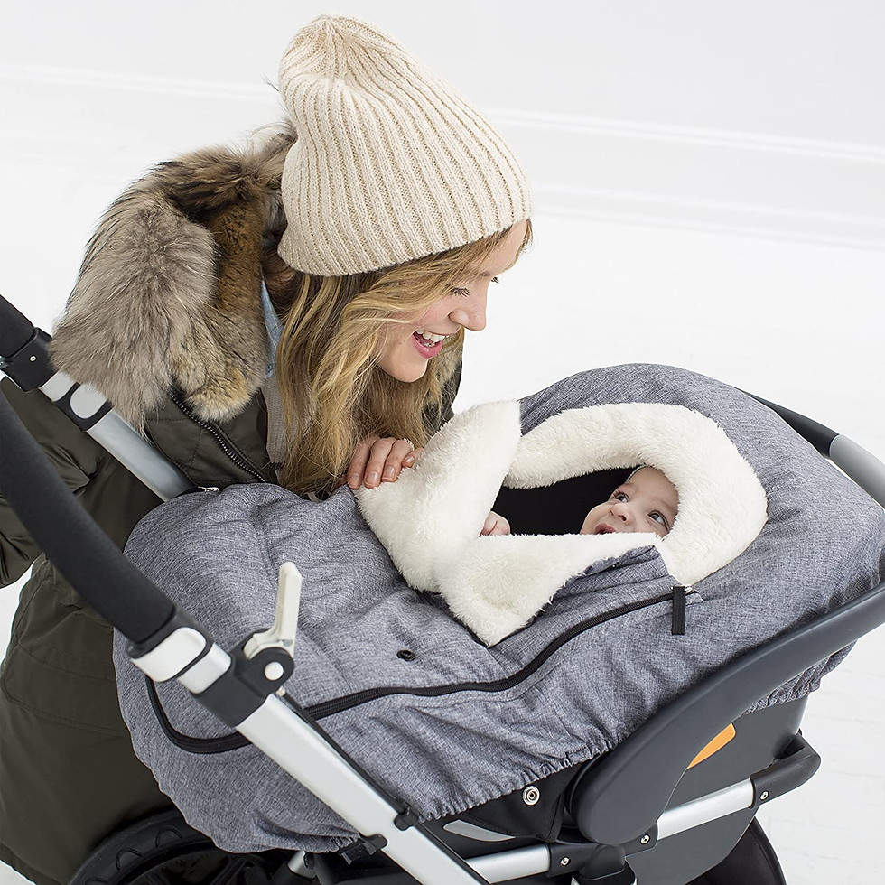 Thumbnail: Skip Hop Winter Car Seat Cover: Ultra Plush Fleece