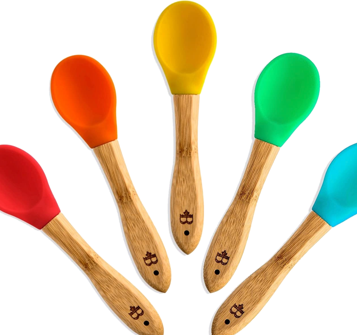 Bambusi Natural Bamboo Baby Spoons