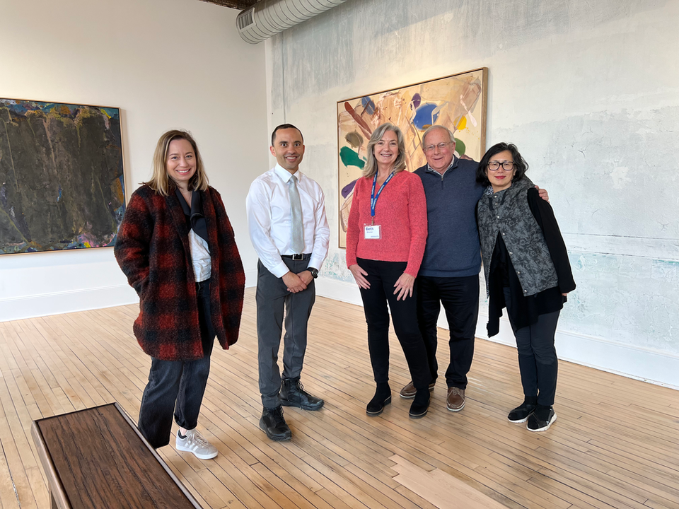 Cortlandt Town Councilman Robert Mayes at Art Gallery