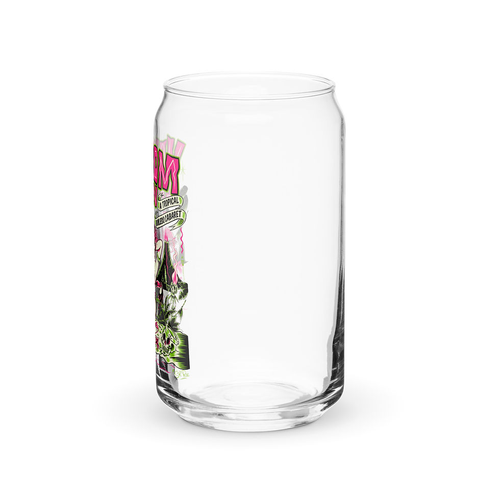 Thumbnail: VaVoom Lagoon Vintage Glass