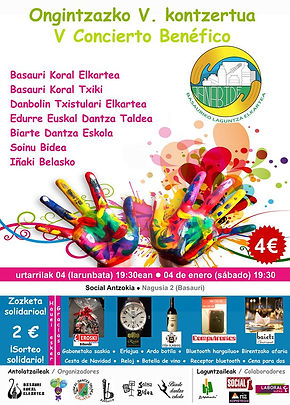 Ongintzazko Kontzartua, concierto benefico Basuri Koral Elkartea