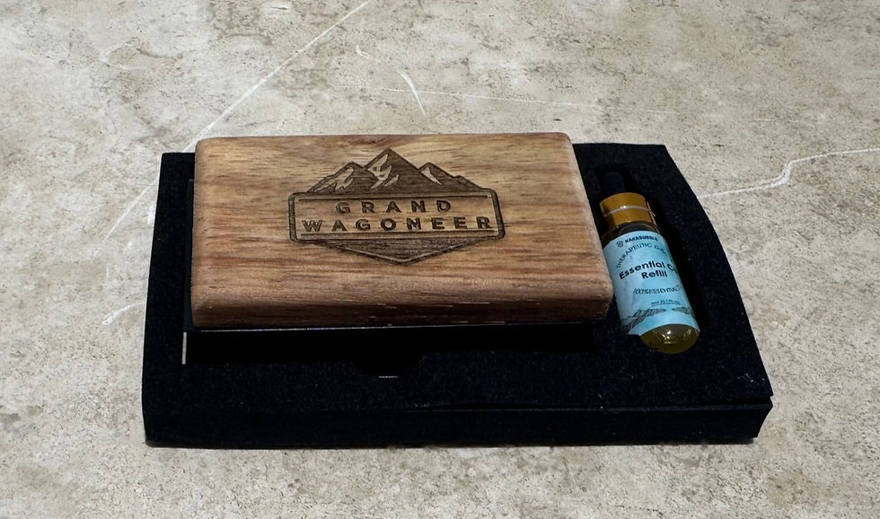 Custom Etched Beard Brush and Oil