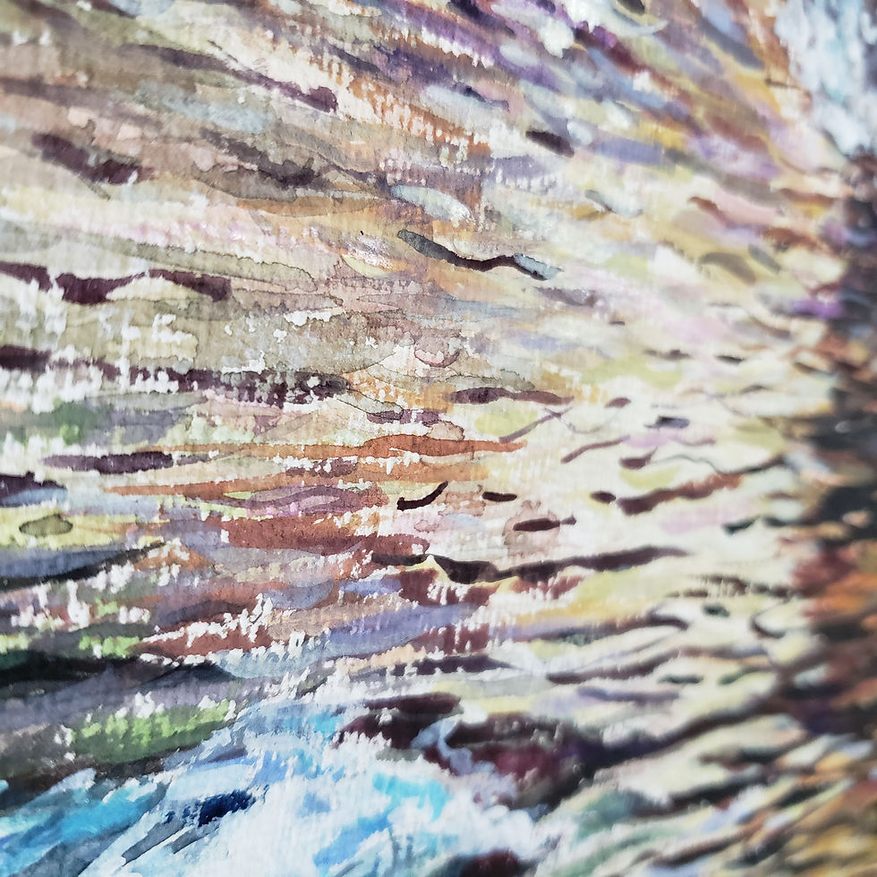 Thumbnail: "Potential" Bear Watercolor and Gouache Painting