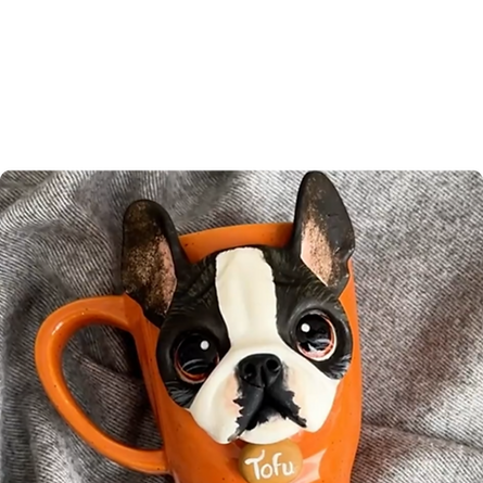 Aula 02 — Bulldog Francês em biscuit
