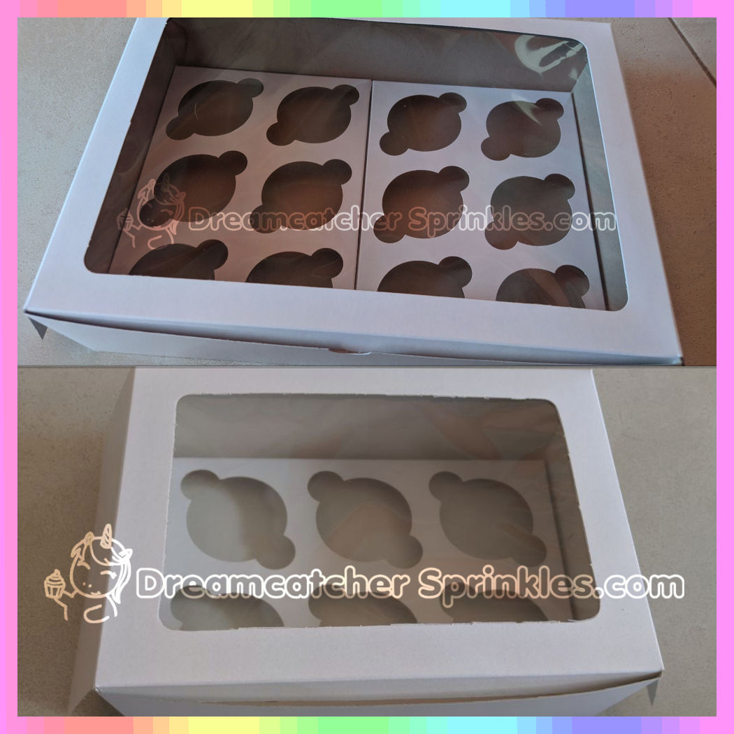 Cupcake box with inserts