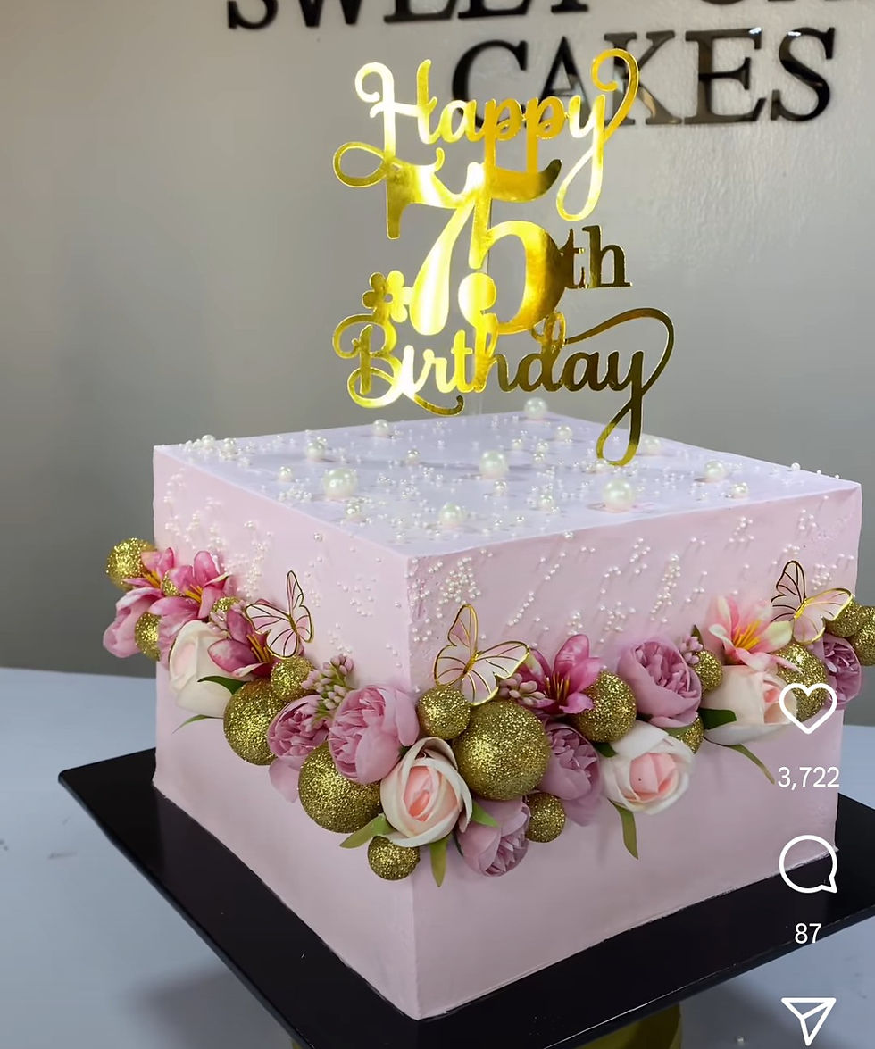 Thumbnail: Pink Butterfly cake toppers