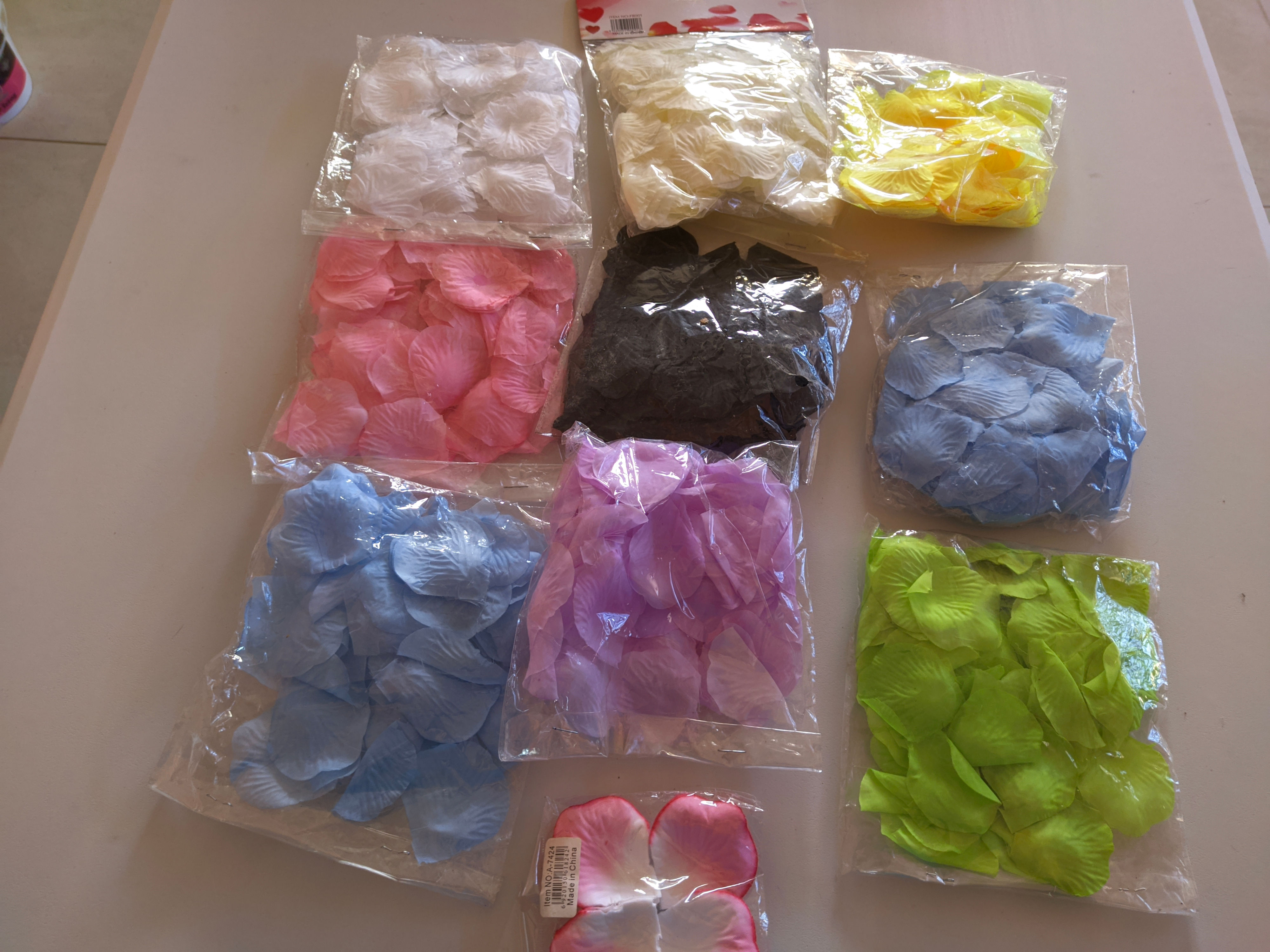 Mix Fabric Petals set