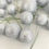 Thumbnail: 20 glitter silver faux ball