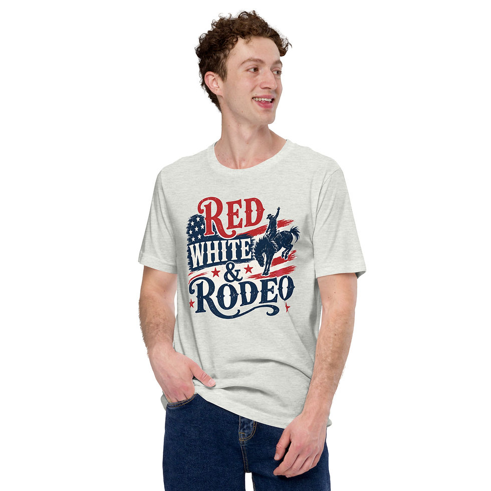 Thumbnail: Red, White & Rodeo Unisex Tee