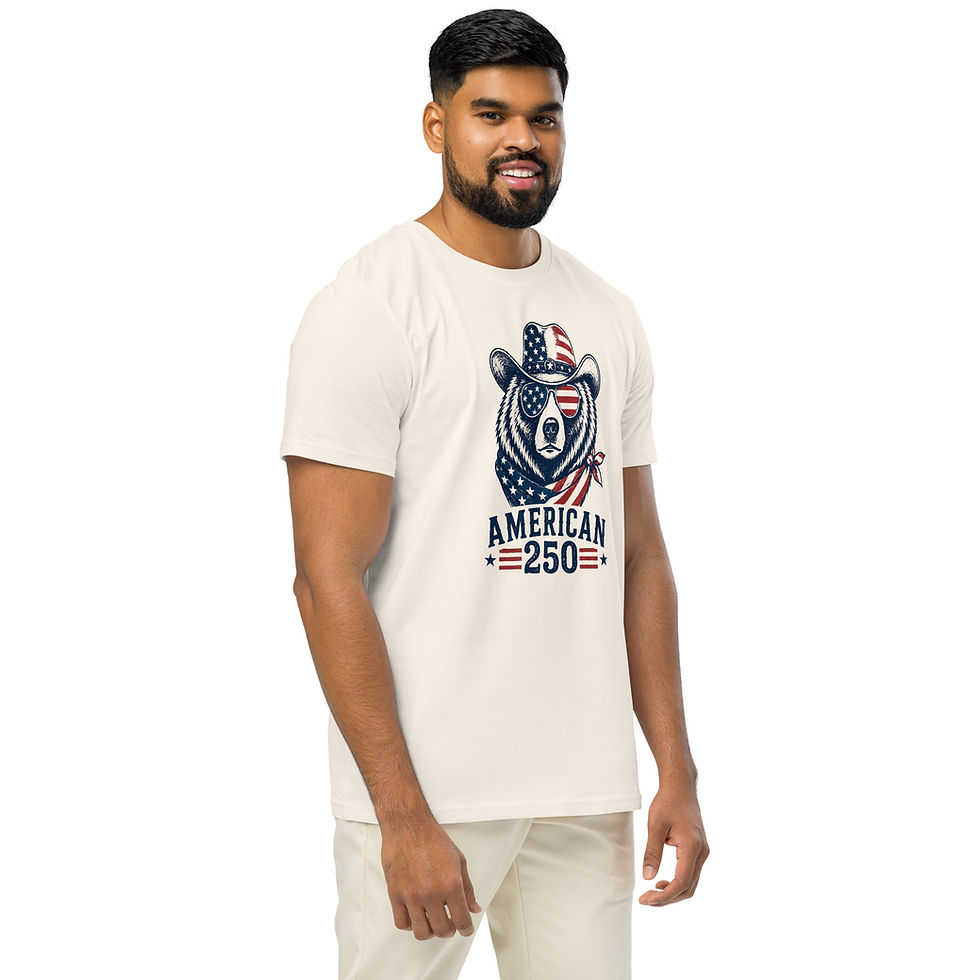 Thumbnail: Wild Bear American 250 Unisex T Shirt