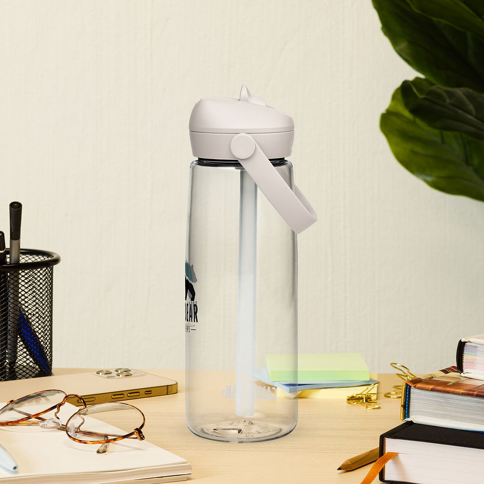 Thumbnail: Wild Bear Flip straw water bottle