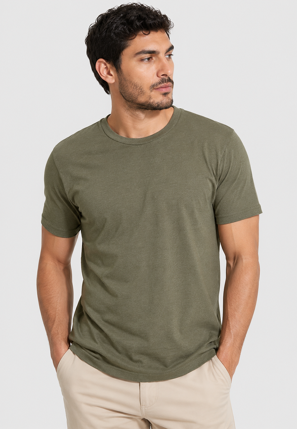Thumbnail: Classic Crew Tees Heather