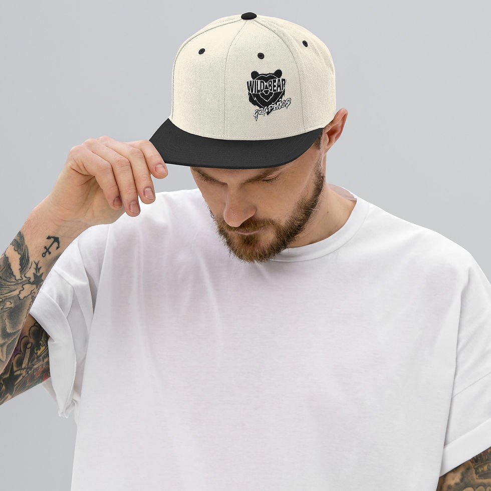 Thumbnail: Wild Bear Graphics Snapback Hat