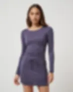 TravisMathew Skyloft Light Skyline Long Sleeve Top Greystone Front view