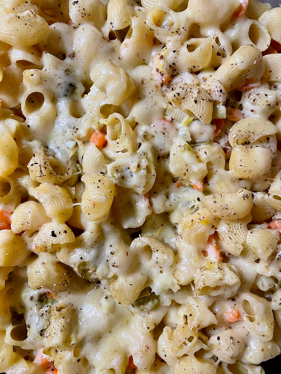 Gratin de pâtes aux poireaux, carottes et tomme  - Par Local'Ease 🥬
