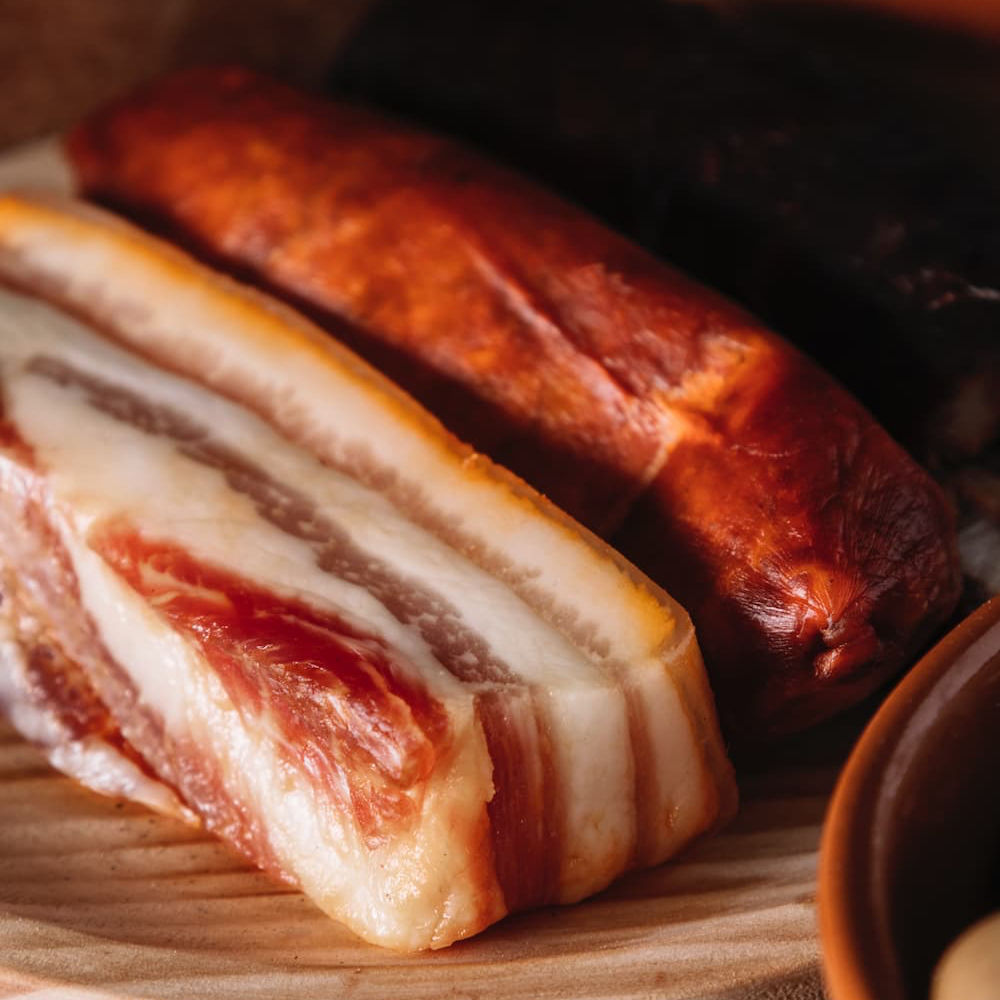 Lard 1/2 sel fumé - 200g