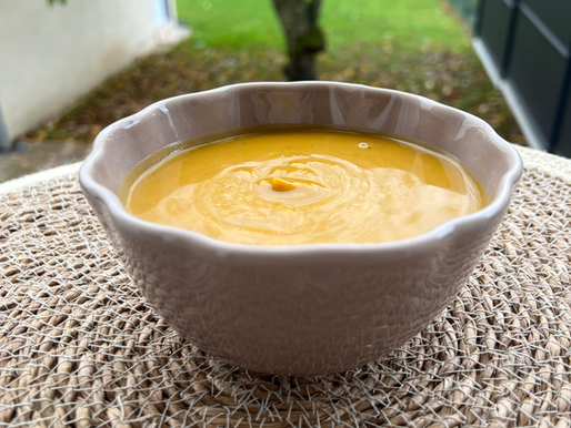 Velouté de potimarron et châtaignes — douceur et réconfort d’automne 🍂