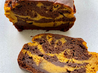 Cake marbré butternut & chocolat — la douceur réconfortante de l’automne 🎃