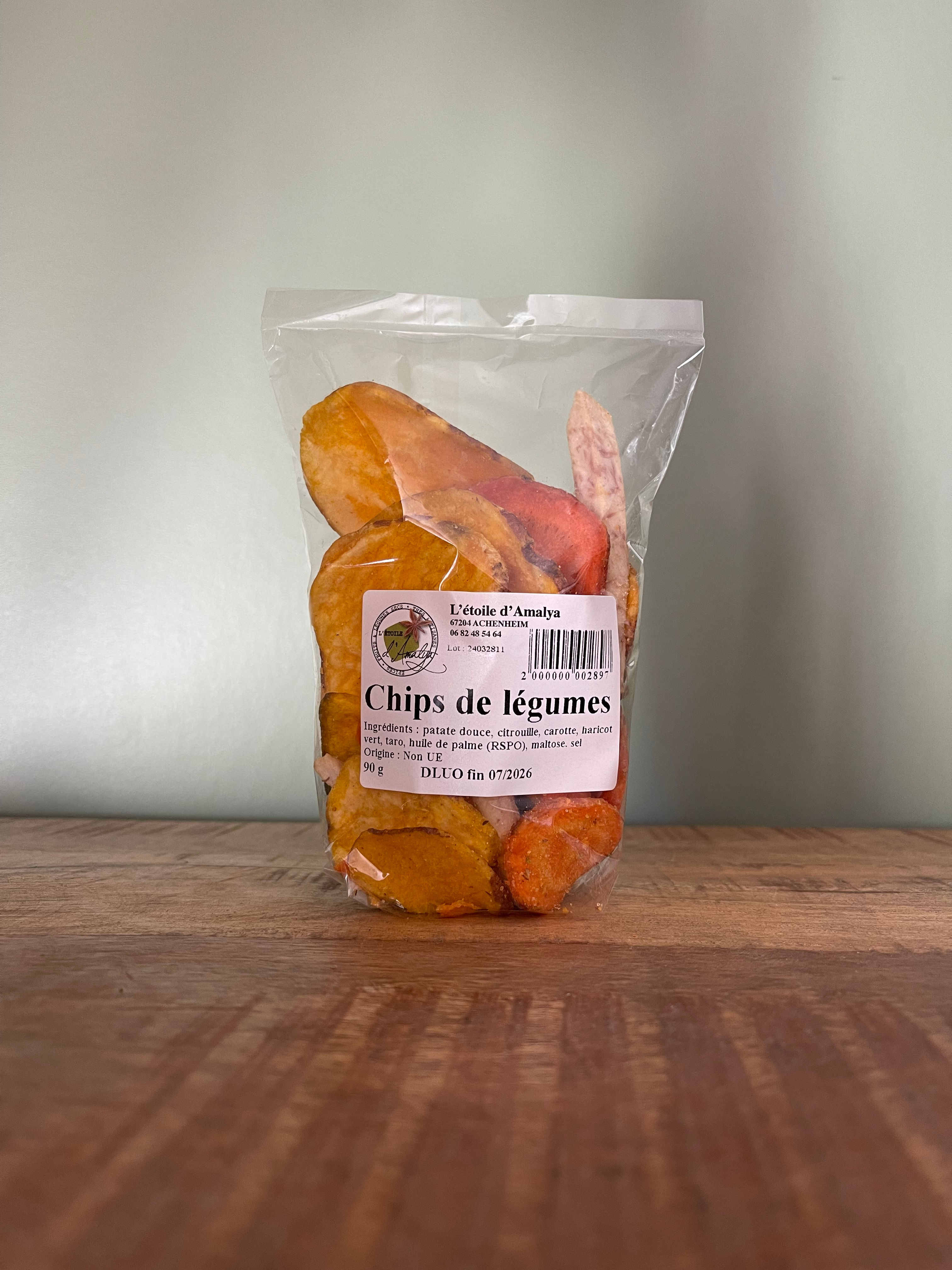 Chips de légumes - 90g