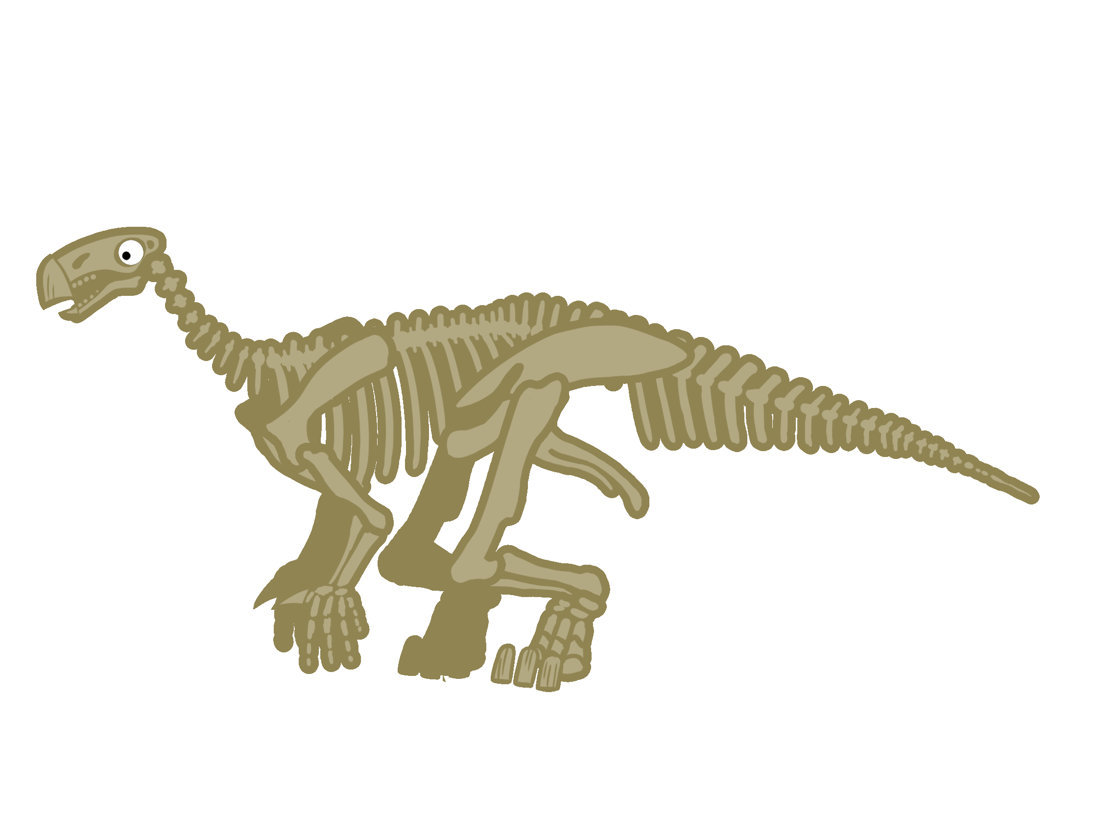 Iguanadon_skeleton_1.gif