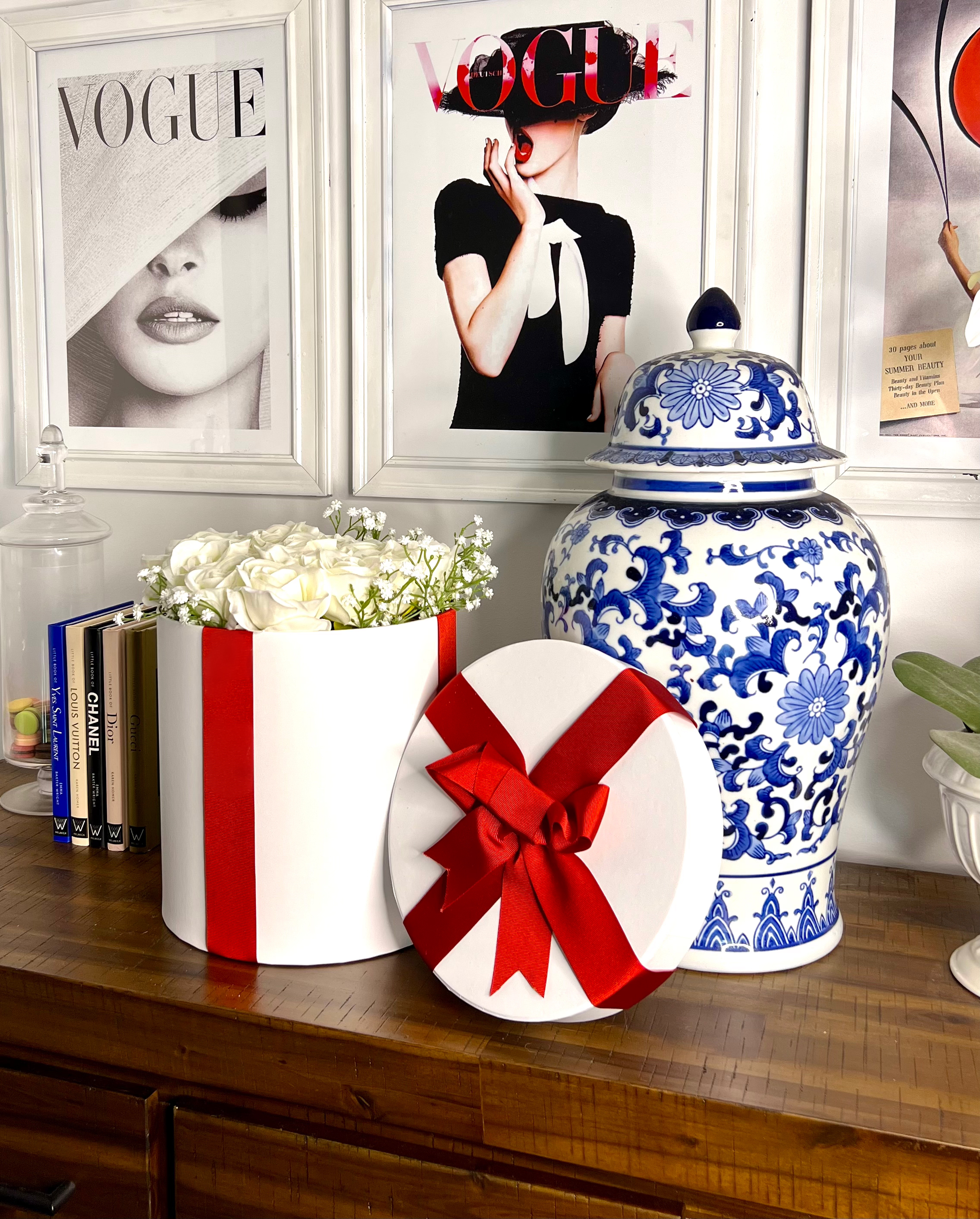 لقد كنت على حق - علبة هدية من الورود البيضاء